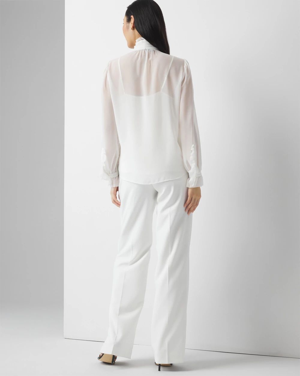 Chiffon Ruffle Blouse | White House Black Market